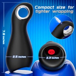 Daity Masturbator voor Mannen – Automatische Elektrische Masturbator met 360° Blowjob Simulator – 15 Modi (10 Vibratie & 5 Massage) – Realistische Kunst Vagina – USB-C Oplaadbaar – Pocket Pussy – Sex Toys Mannen – Zwart — thumbnail 2