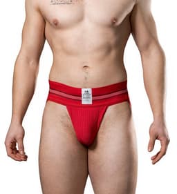 MM Sports The Original No. 10 Swimmer/Jogger Jockstrap 3 inch Red - MAAT L - Heren Ondergoed - Jockstrap voor Man - Mannen Jock — thumbnail 10