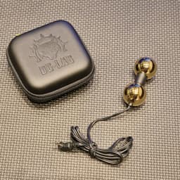 Dungeon Lab Bi-Polaire Dubbele Bal Electrode - Goud — thumbnail 2