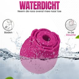 Roos Vibrator 10 standen waterproof clitoris zuigend rosé vibrator speeltjes voor vrouwen Adorime Sucking Vibrator Clitoral Suction Clot Clitoris Clit Sucker Nipple Stimulator Sex Toys Red Rose Vibrator for Women Sex — thumbnail 6