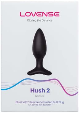 Lovense - Hush 2 Vibrerende Buttplug Met App - Zwart — thumbnail 17