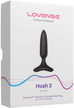 Lovense - Hush 2 Vibrerende Buttplug Met App - Zwart — thumbnail 14
