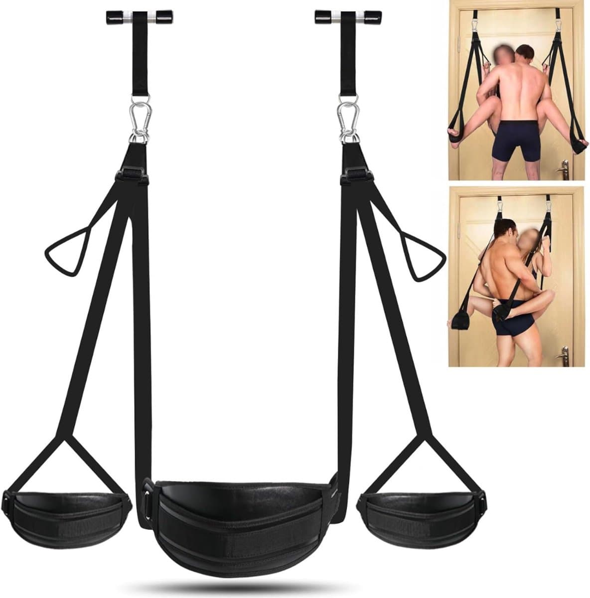 Zyrex® Sex Schommel - Sex Swing Extra Stevig – Seksschommel met Gratis Blinddoek – Zwart - 30cm x 26cm x 8cm — afbeelding 1