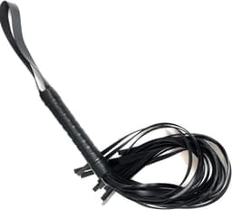 Aura® Sex Toys voor Koppels - 8 Delen Set - SM Pakket - Bondage - Vastbinden - Kit - Startset - Handboeien - Zwart - 25cm x 17cm x 7cm - — thumbnail 2