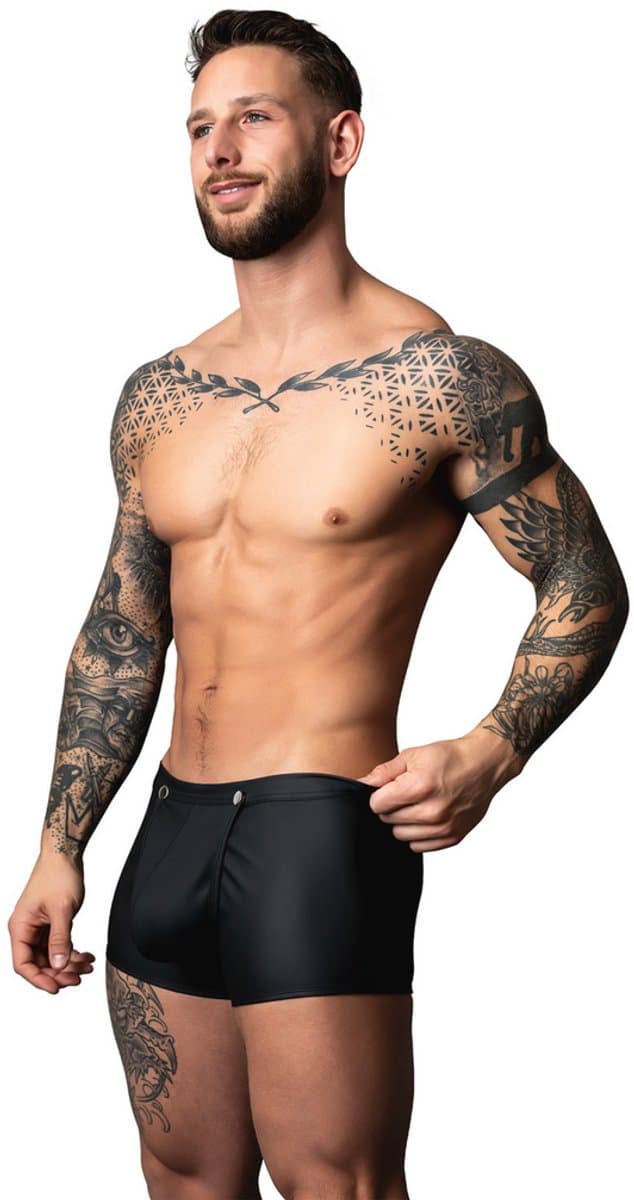 Male Power Sexy Snap Off Short - Zwart - Maat S — afbeelding 1
