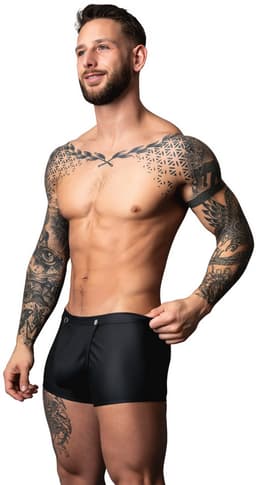 Male Power Sexy Snap Off Short - Zwart - Maat S — thumbnail 1