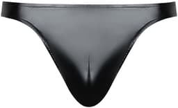 Male Power Sexy Wetlook Bong Thong - Zwart - Maat L/XL — thumbnail 4