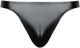 Male Power Sexy Wetlook Bong Thong - Zwart - Maat S/M — thumbnail 4