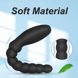 Daity Vibrerende anale kralen en butt plug voor beginners – Oplaadbare siliconen kogelvibrator, waterdicht, G-punt en prostaatstimulator voor mannen, vrouwen en stellen — thumbnail 5