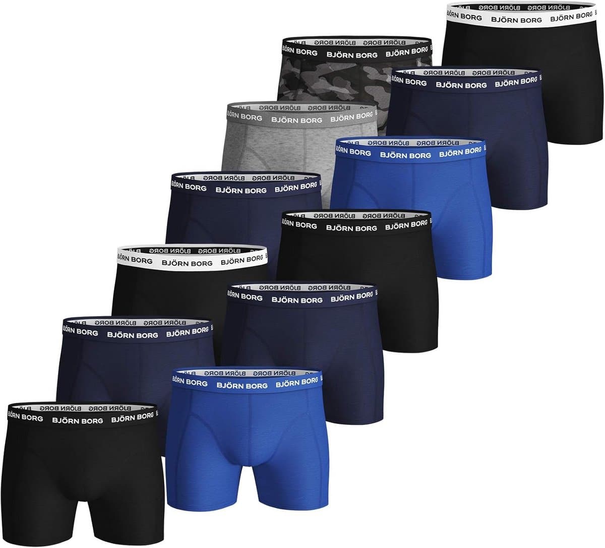 Heren Boxerslips 12-Pack Katoen Stretch Comfortabel Ondergoed — afbeelding 1