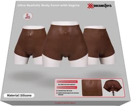 XX-DreamToys - Ultra Realistische Bodysuit Male-to-Female - Drag Queen - Vrouwentorso met Vagina - Bruin S — thumbnail 6