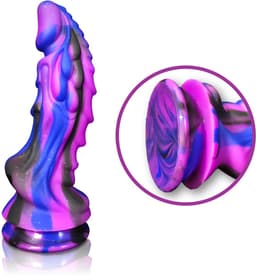 JustFun Fantasy Dragon Dildo - 22 CM - Met Zuignap - Sex Toys voor Mannen & Vrouwen - Monster Anal Plug XXL - Paars — thumbnail 1
