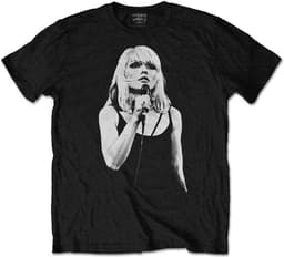 Officieel Debbie Harry T-Shirt Unisex Zwart - Open Mic Band Logo — thumbnail 1