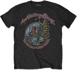 Heren T-Shirt met Grote Draak Opdruk Achterkant Rock Band — thumbnail 1