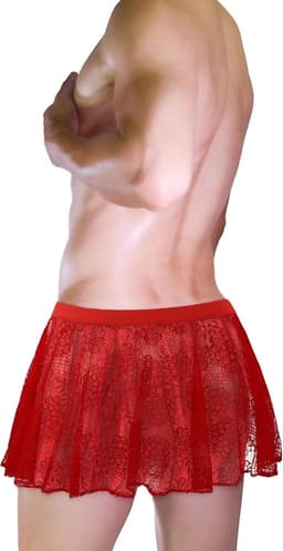 Sexy slipje set voor mannen - Sissy lingerie en erotische rok lingerie — thumbnail 4