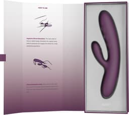 Svakom - Stotende Rabbit Vibrator Avery - Meerdere Vibratiestanden en -intensiteiten - Krachtige en Stille Vibrator voor Vrouwen - Paars — thumbnail 5