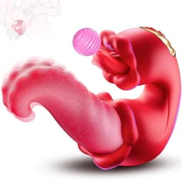 Sex Toys voor Vrouwen Likkende Tong Vibrator - Vibrators voor Vrouwen - Tong Vibrator - Clitoris Zuiger – Diep Waterdicht – Bef Vibrator met 10 Sterke Standen - Siliconen - Discreet Verzonden - Roze — thumbnail 1