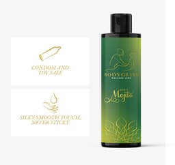 BodyGliss - Massage Olie en Glijmiddel in 1 Minty Mojito - 150 ml — thumbnail 6