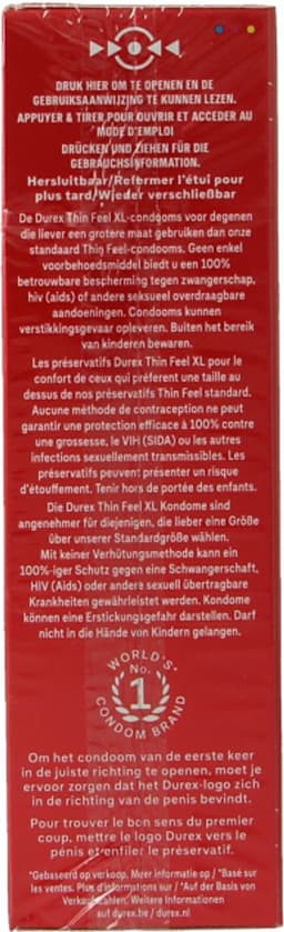 Durex Condooms Thin Feel XL 10st — thumbnail 5