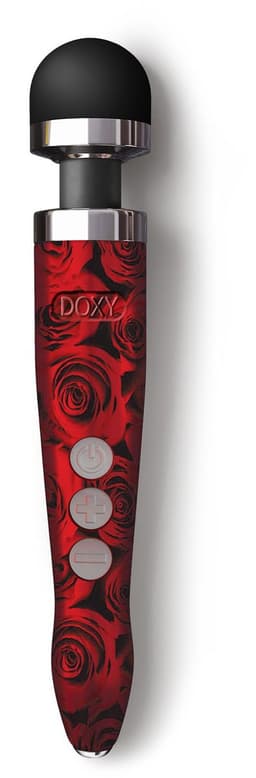 Doxy - Die Cast 3R Oplaadbare Wand Massager Rose Pattern — thumbnail 5