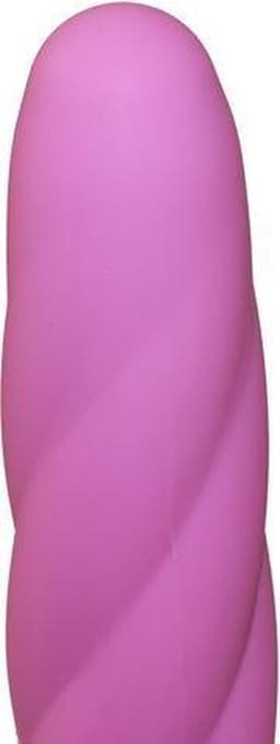 Shots Toys Vibrator Silicone Twist - Roze vibrator — thumbnail 2