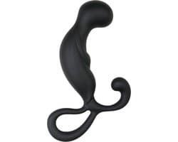 EasyToys - Prostaat Massager - Prostaat Dildo met Handvat - Gebogen - Buttplug - Anal Plug - Sex Toys voor Vrouwen en Mannen - Seksspeeltjes - Dildo Mannen Anaal - Zwart