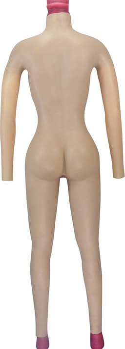 Full body - Lang - Cup C - 100% Hypoallergene Medische Siliconen - Bodysuit lang - Crossdresser - Transgender - Mastectomie - Wearable body - Kunstmatige Nep Borst - Body4Everybody — thumbnail 2