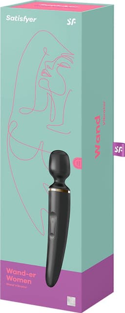 Satisfyer Partner Wand-er Woman purple - Gold 34cm, 1-pak (1 x 300 g) paars — thumbnail 4