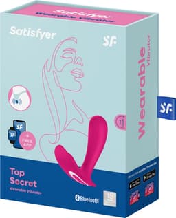 Satisfyer, draagbare Bluetooth vibrator, Top Secret, 11 cm, met app, draagbare vibrator — thumbnail 24