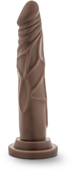 Dr. Skin - Realistische Dildo Met Zuignap 19 cm - Chocolate — thumbnail 1