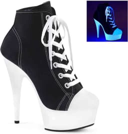 EU 38 = US 8 | DELIGHT-600SK-02 | 6 Heel, 1 3/4 PF Sneaker, Side Zip — thumbnail 6