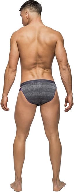 Male Power Heather Haze - Uitgesneden Bikini grey XL — thumbnail 4
