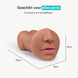 DailyPlay Pocket Pussy voor Man - 3 in 1 – Blowjob Masturbator met Billen en Kunst Vagina – Sex Toys Mannen en Koppels – Nep Kut — thumbnail 2
