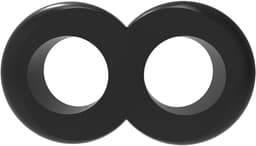 GK Power - Duo Cock 8 Ball - Dubbel Cock- en Scrotum Ring - Zwart — thumbnail 3