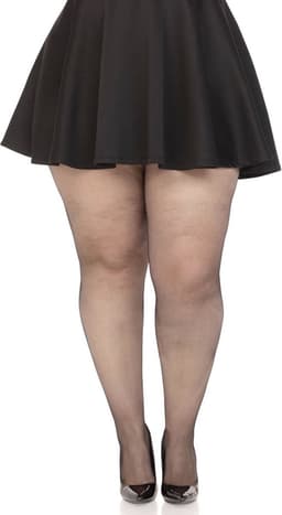 Leg Avenue - Spandex Visnet panty - Zwart — thumbnail 1