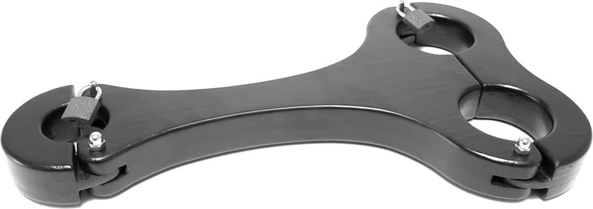 Black Label - Houten Genitale Gevangene Juk — afbeelding 1