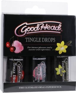 Doc Johnson - GoodHead Tingle Drops 3 smaken - 29 ml — thumbnail 2