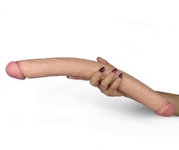 Realistische Dubbele dildo 45 cm lang — thumbnail 4