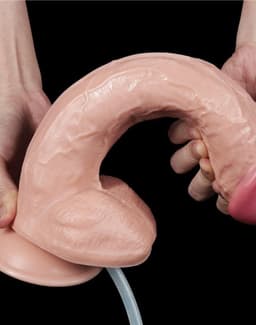 Realistische Spuitende Dildo – 23 cm — thumbnail 10