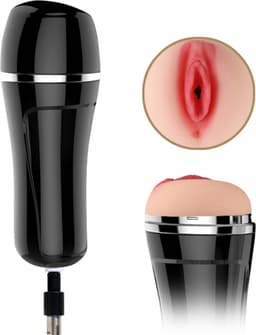 Eroticon Pocket Pussy - Mick Jerker - Realistisch Masturbator - Opzetstuk voor Sex Machine - Accessoire - 3XLR opzetstuk — thumbnail 2