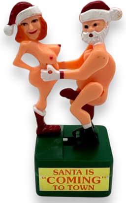 Santa Is "Coming" To Town – Hilarische Wind-Up Kerstdecoratie — thumbnail 1