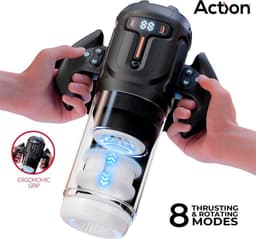 bator Zyon - Aftrek Masturbator - Automatisch Vibrerende Automatische Stotende en Roterende MasturBlowjob Masturbators - Masturbator voor Man — thumbnail 4