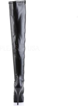 Pleaser - INDULGE-3000 Plateau overknee Laarzen - US 15 - 46 Shoes - Zwart — thumbnail 5