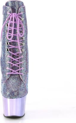 Pleaser - ADORE-1020CHRS Plateau Laarzen, Paaldans schoenen - US 7 - 37 Shoes - Paars — thumbnail 2
