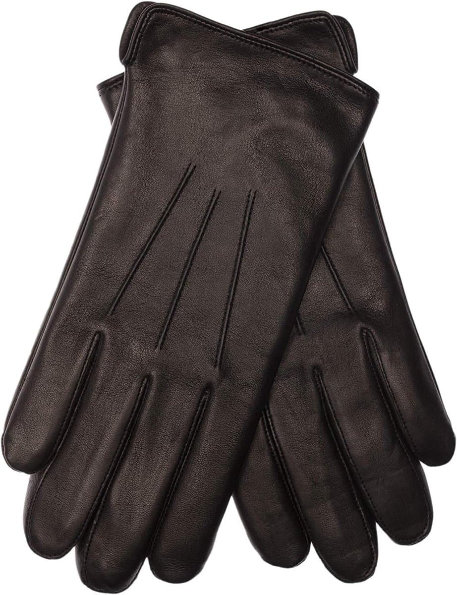 Handschoenen, zacht Italiaans leer, fleece voering, klassiek — afbeelding 1