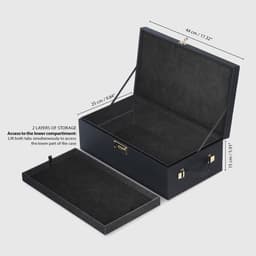 Strap-On-Me - Le Coffret - Storage Box - Sex Toys Opbergdoos - Met Cijferslot - Zwart — thumbnail 3