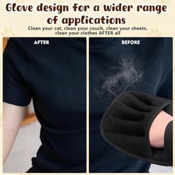 3 stuks magische magneet voor vacht, upgrade handschoenen, dierenhaarverwijderaar, handschoenen voor huisdieren, voor kleding, bank en verzorging van katten en huisdieren — thumbnail 4