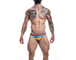 Cut4Men - Klassieke Herenstring - Rainbow M
