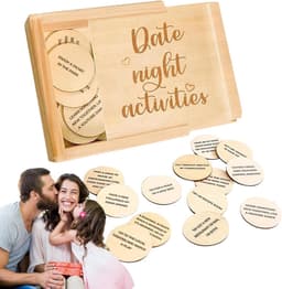 Date-Night Spelletjes - Spellen voor koppels - Romantische avonden - 52 gevarieerde activiteiten - 11 x 11 x 3 cm — thumbnail 5