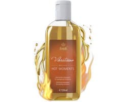 Vibratissimo 'Hot Moments': verwarmende, verzachtende massageolie, liefdesolie, erotische liefdesolie
